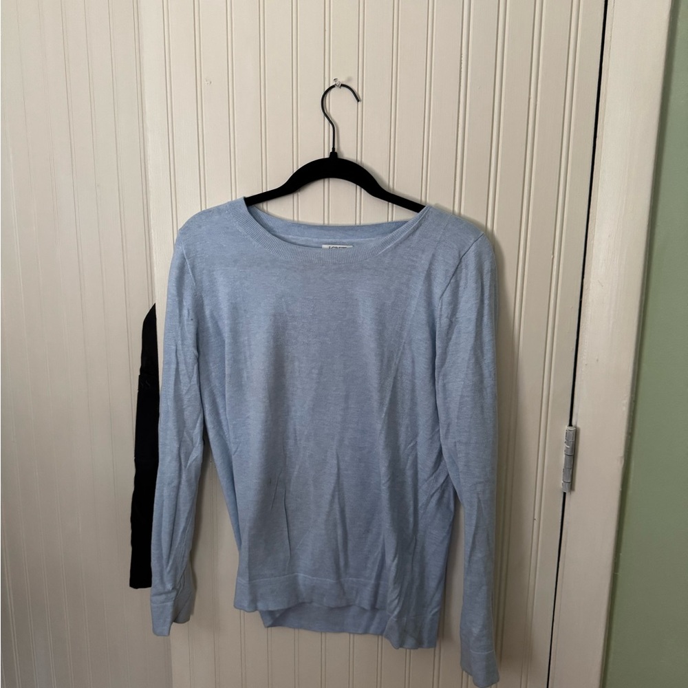 Light Blue Long Sleeve Top